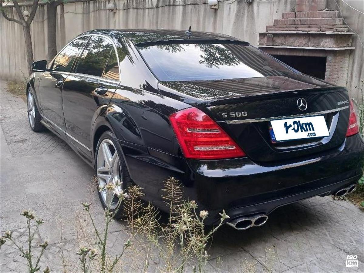 فروش بنز کلاس S S350 ۲۰۰۶ (کم کارکرد) مشکی یک لکه رنگ تهران ستارخان (۲۲ آذر ۱۴۰۴)