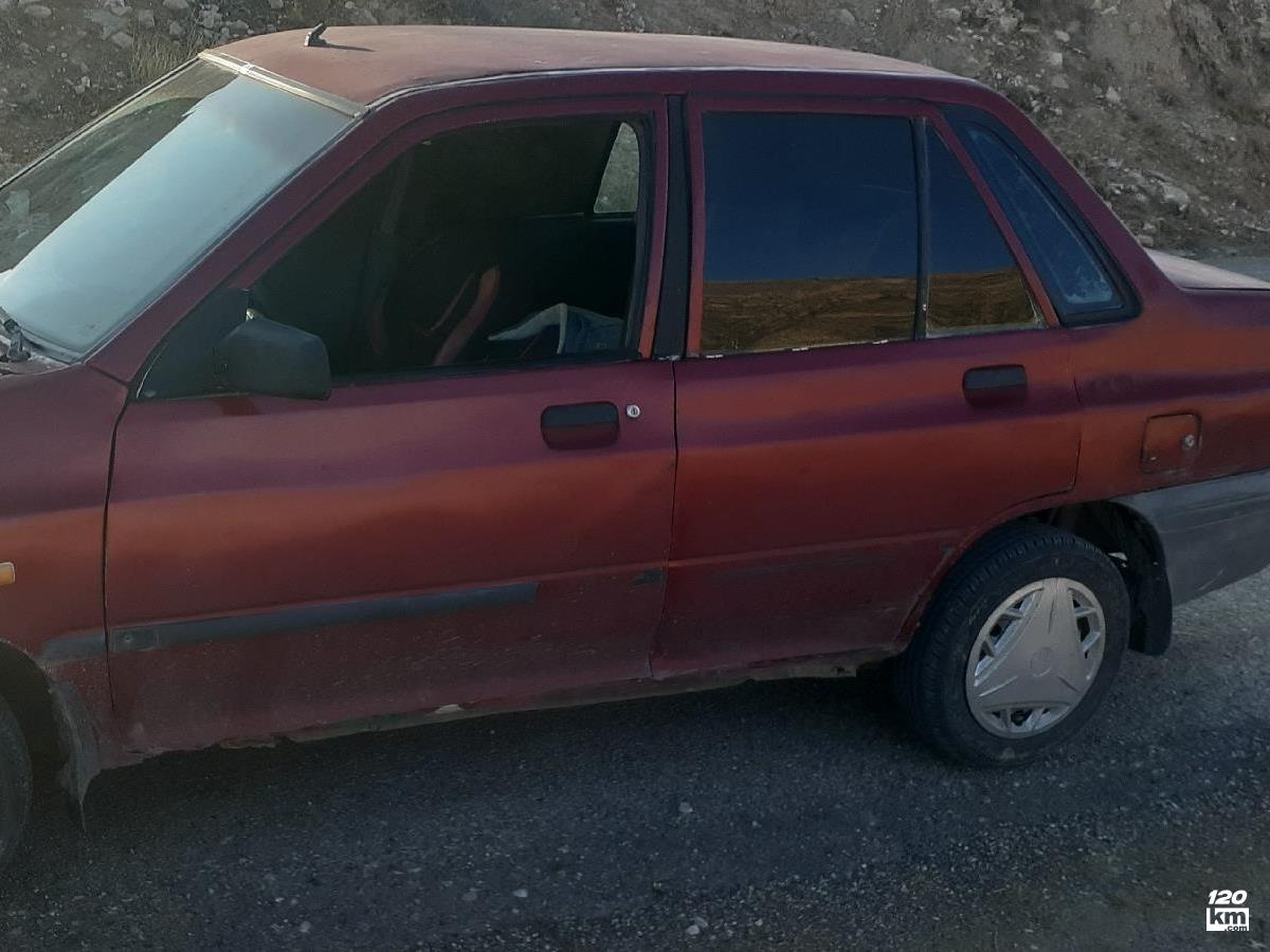 فروش پراید صندوقدار ۱۳۸۷ قرمز دو لکه رنگ فارس جهرم (۲۵ آذر ۱۴۰۴)