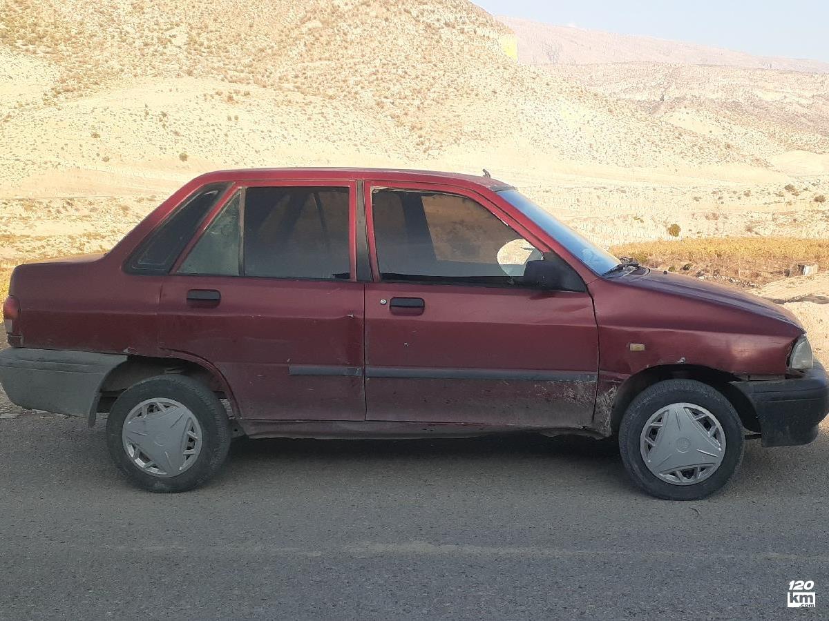 فروش پراید صندوقدار ۱۳۸۷ قرمز دو لکه رنگ فارس جهرم (۲۵ آذر ۱۴۰۴)