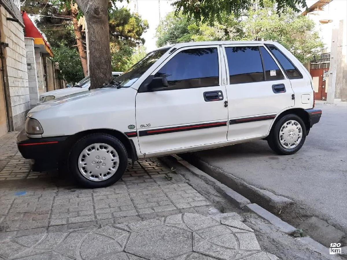 فروش پراید هاچ بک ۱۳۷۵ سفید دور رنگ مشهد رسالت (۲۶ آذر ۱۴۰۴)