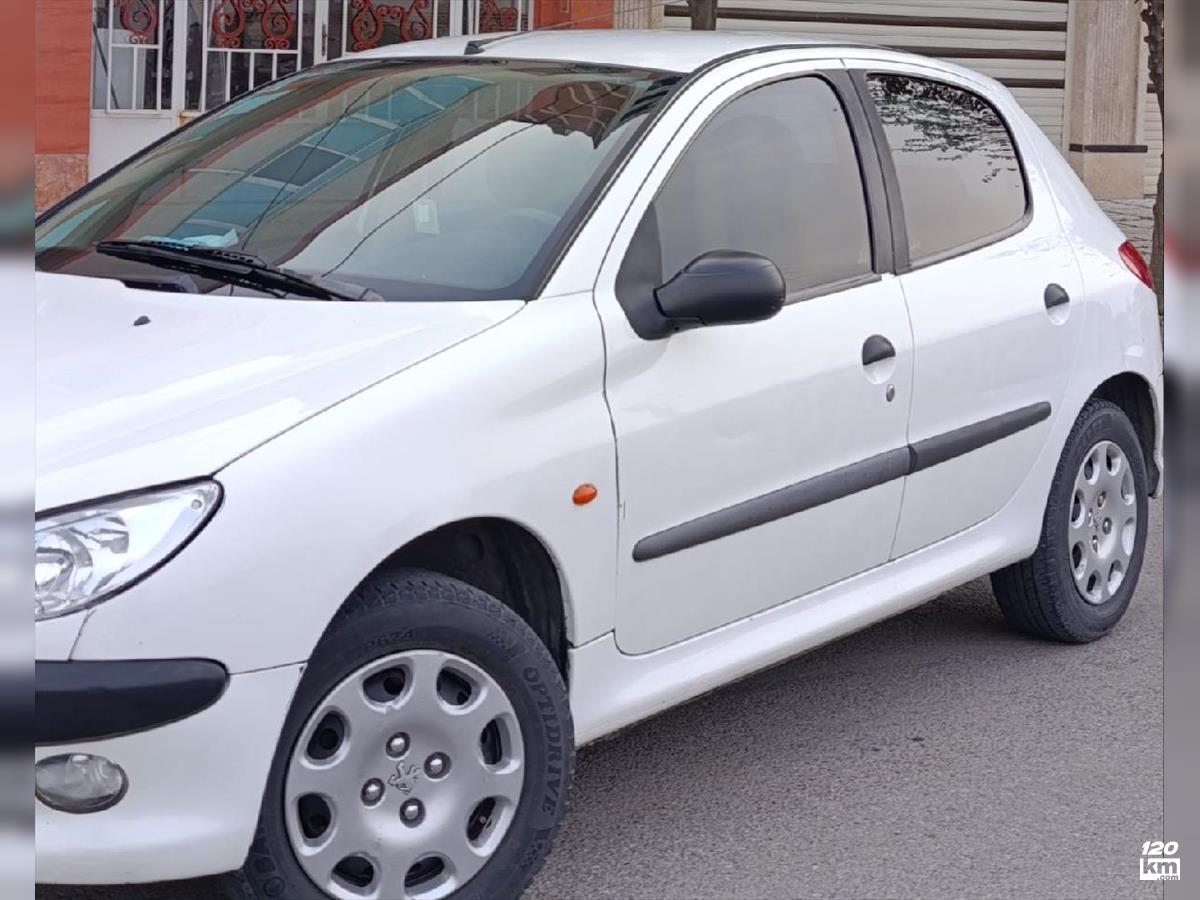 فروش پژو 206 تیپ 2 ۱۳۸۹ سفید بدون رنگ گرگان (۲۸ آذر ۱۴۰۴)