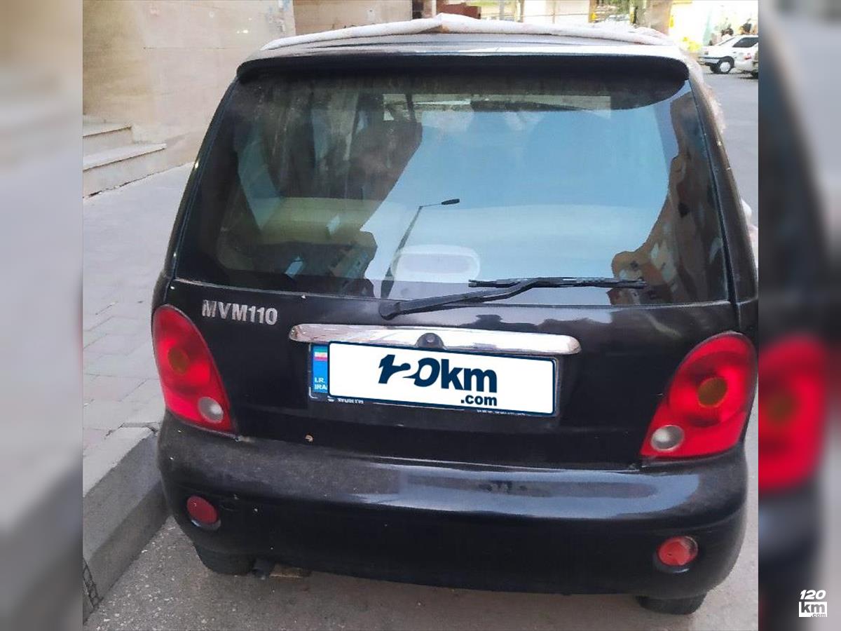 فروش ام وی ام 110 چهار سیلندر ۱۳۹۱ (کم کارکرد) مشکی یک لکه رنگ قزوین (۲۸ آذر ۱۴۰۴)