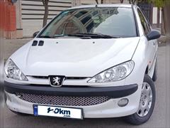 120km.com | فروش پژو، 206، تیپ 2، مدل ۱۳۸۹، سفید، گرگان