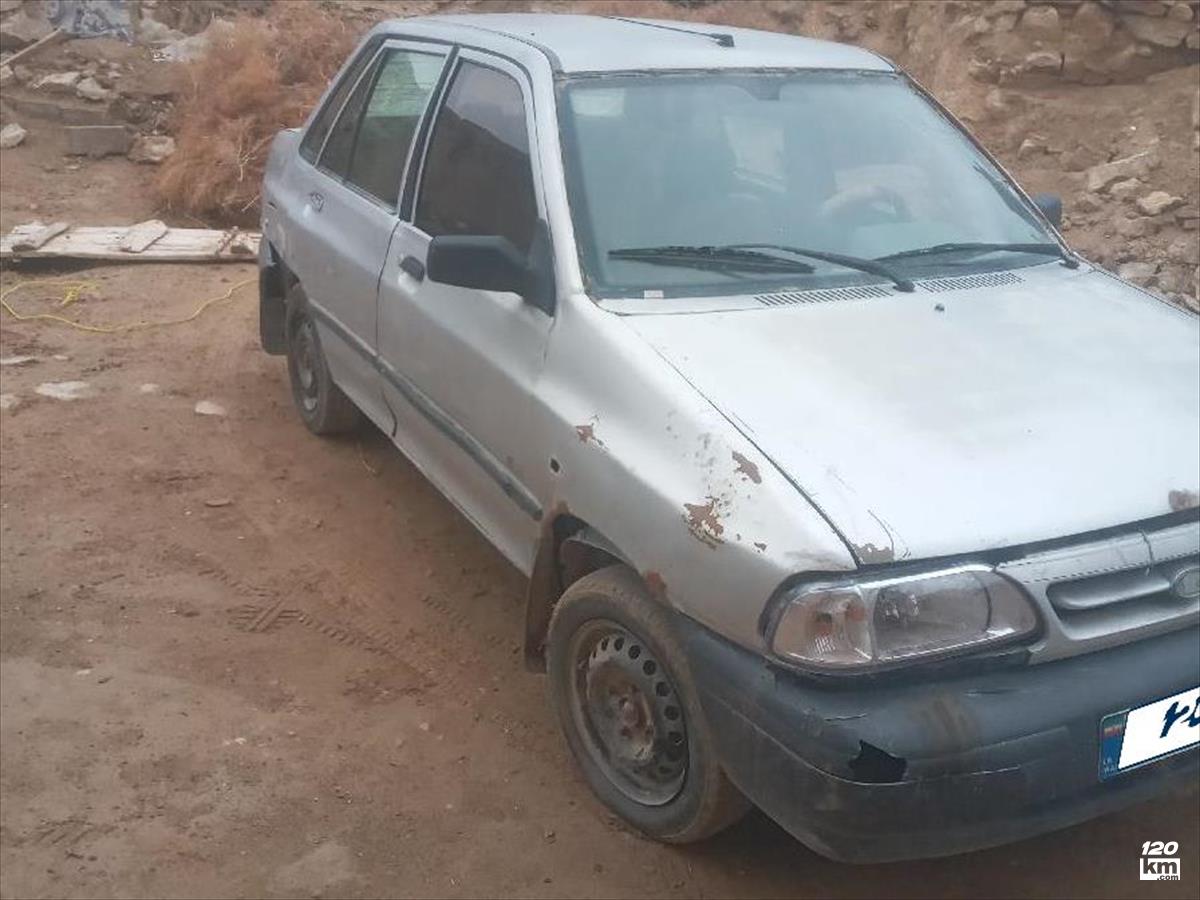 فروش پراید صندوقدار ۱۳۸۶ دوگانه سوز نقره ای چند لکه رنگ خراسان شمالی شیروان (۲۸ آذر ۱۴۰۴)