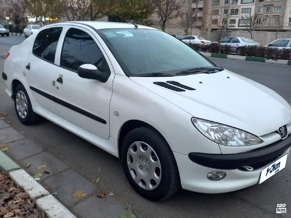 فروش پژو 206 SD V8 ۱۳۹۳ (کم کارکرد) سفید بدون رنگ کرج باغستان (۲۹ آذر ۱۴۰۴)