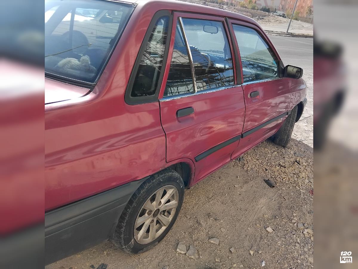 فروش پراید صندوقدار ۱۳۸۱ دوگانه سوز آلبالویی چند لکه رنگ آذربایجان شرقی اسکو (۱ دی ۱۴۰۴)