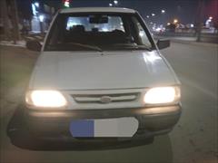 120km.com | فروش پراید، صندوقدار، مدل ۱۳۸۱، سفید، اراک