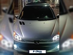 120km.com | فروش پژو، 206، تیپ 5، مدل ۱۳۸۲، نقره ای، یزد، صفائیه