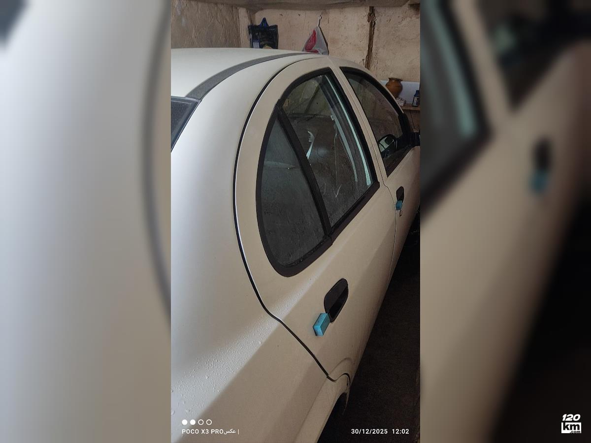 فروش ساینا EX ۱۳۹۹ سفید چند لکه رنگ اصفهان داران (۹ دی ۱۴۰۴)