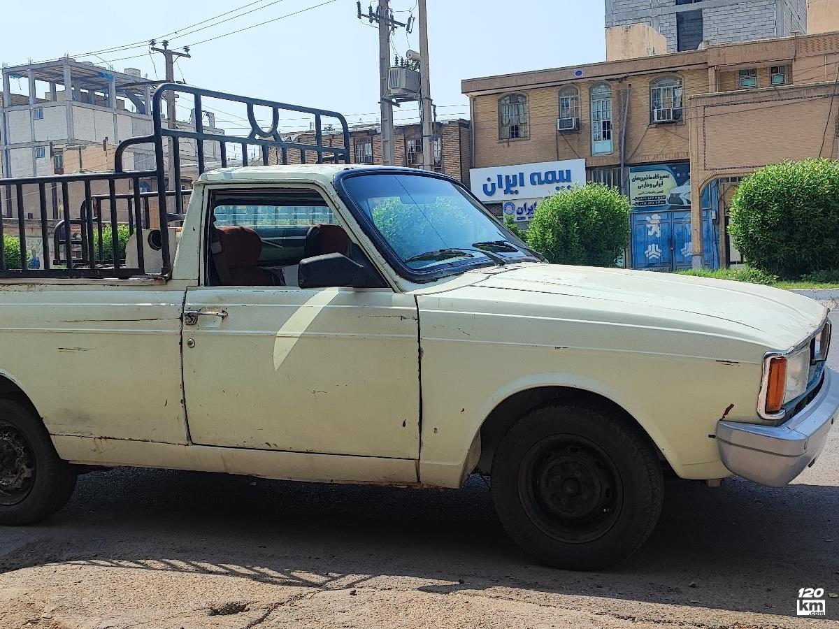 فروش پیکان وانت ۱۳۸۷ دوگانه سوز (کم کارکرد) سفید گلگیر تعویض خوزستان شوش (۹ دی ۱۴۰۴)