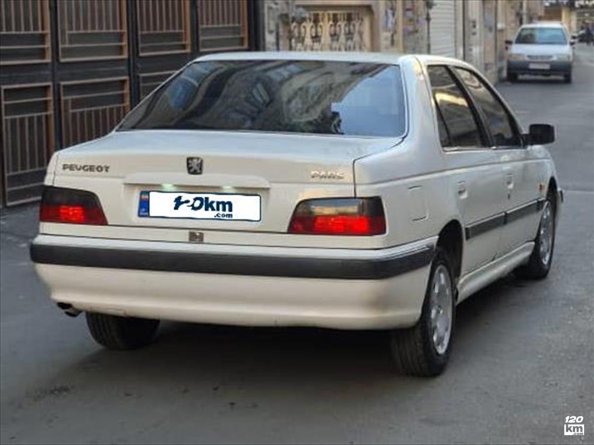 فروش پژو پارس سال ۱۳۸۸ سفید چند لکه رنگ تهران استاد معین (۱۱ دی ۱۴۰۴)