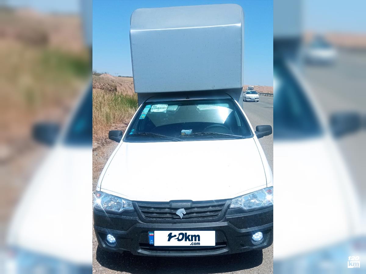 فروش وانت آریسان ۱۴۰۴ دوگانه سوز سفید بدون رنگ اصفهان دولت آباد (۱۲ دی ۱۴۰۴)