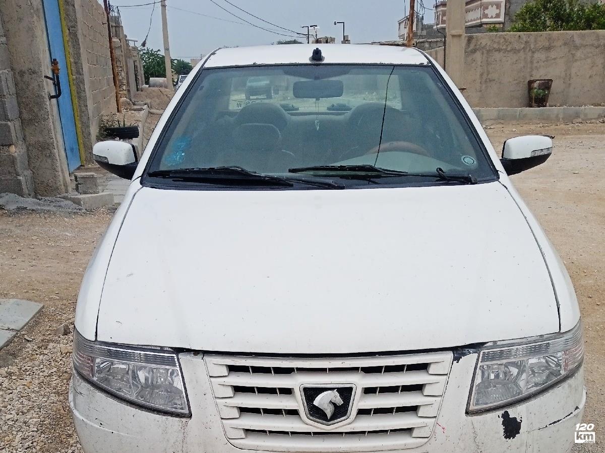 فروش سمند سورن ۱۳۸۸ (کم کارکرد) سفید چند لکه رنگ بوشهر اهرم (۱۲ دی ۱۴۰۴)