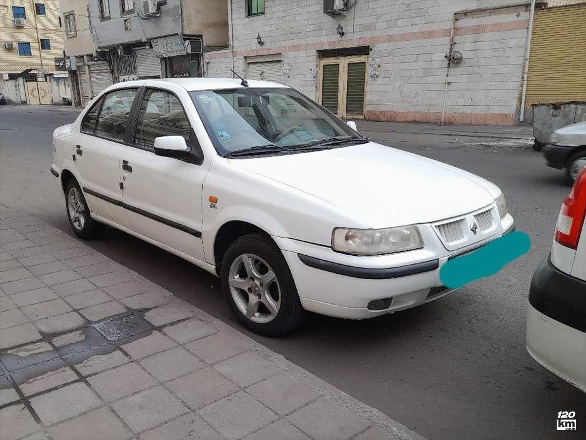 فروش سمند LX ۱۳۸۸ دوگانه سوز سفید یک لکه رنگ رشت دیانتی (۲۰ دی ۱۴۰۴)