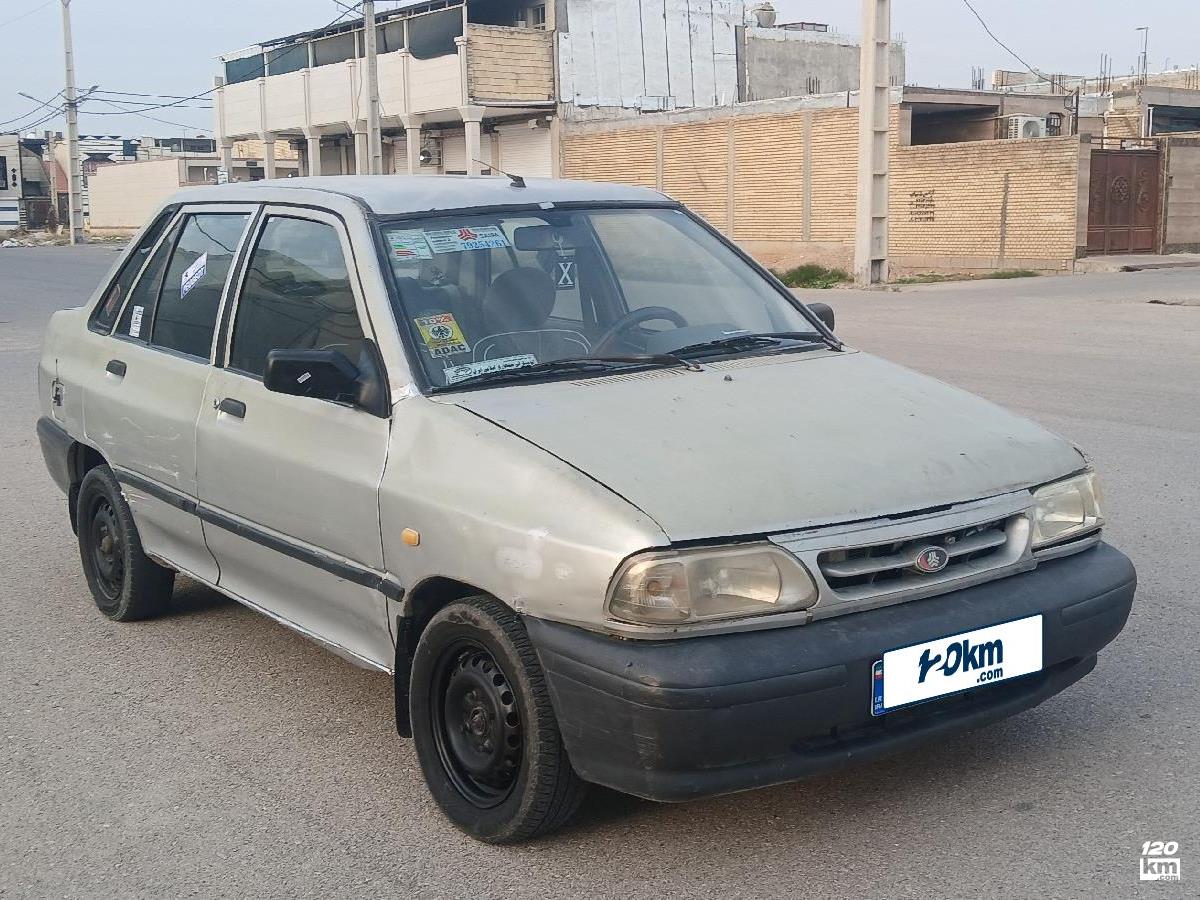 فروش پراید صندوقدار ۱۳۸۶ دوگانه سوز سفید دور رنگ خوزستان دزفول (۲۱ دی ۱۴۰۴)