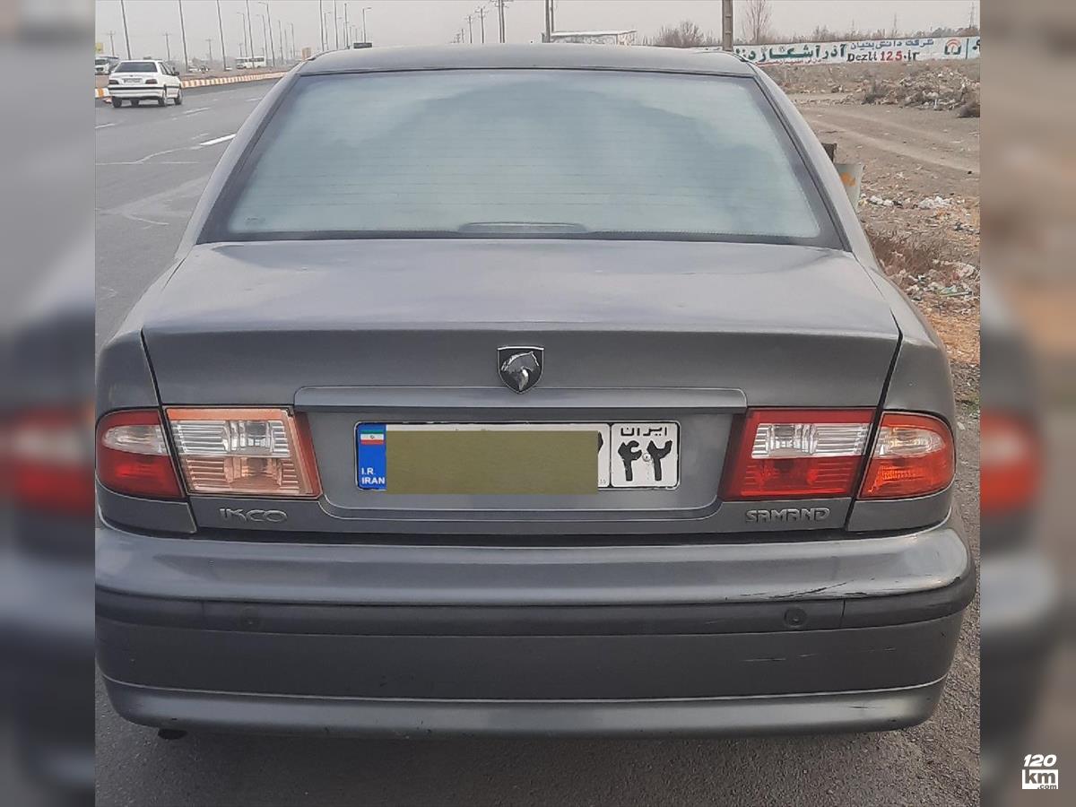 فروش سمند LX EF7 ۱۳۹۰ دوگانه سوز خاکستری دو لکه رنگ مشهد گلبهار (۲۳ دی ۱۴۰۴)