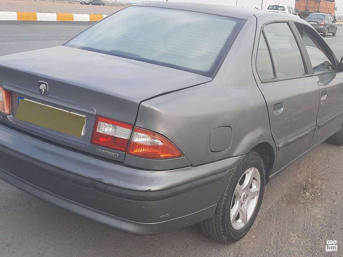 فروش سمند LX EF7 ۱۳۹۰ دوگانه سوز خاکستری دو لکه رنگ مشهد گلبهار (۲۳ دی ۱۴۰۴)