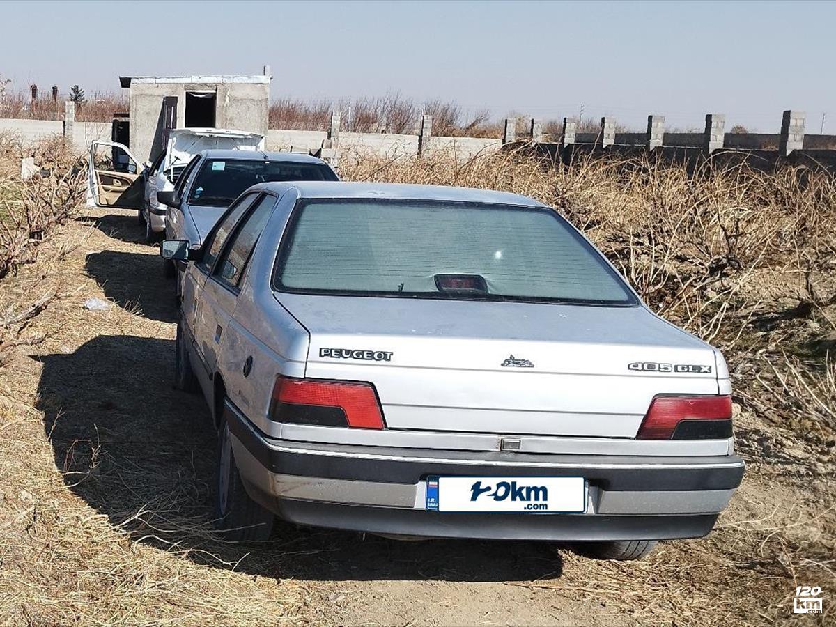 فروش پژو 405 GLX ۱۳۸۶ دوگانه سوز نقره ای دور رنگ تهران رباط کریم (۲۴ دی ۱۴۰۴)