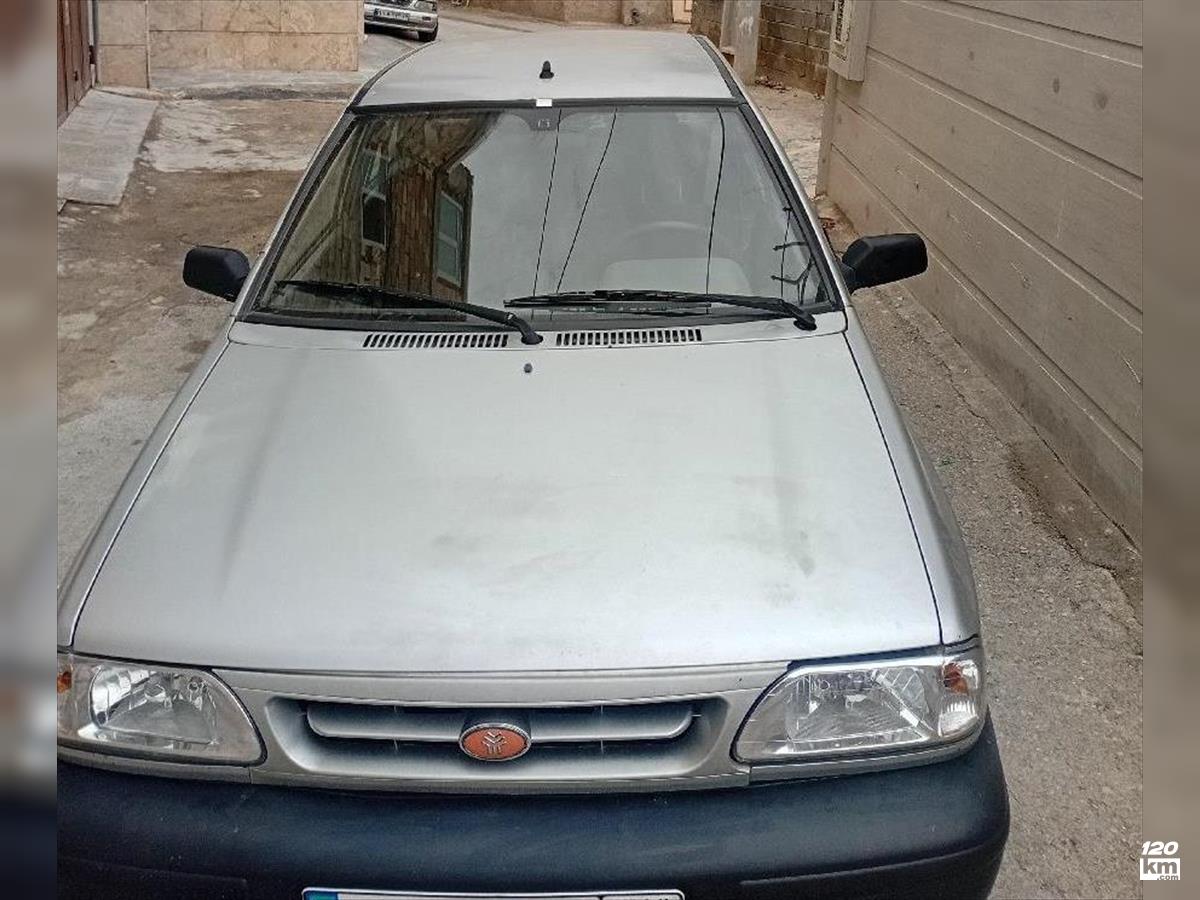 فروش پراید صندوقدار ۱۳۸۶ دوگانه سوز (کم کارکرد) نقره ای دو لکه رنگ فارس جهرم (۲۵ دی ۱۴۰۴)