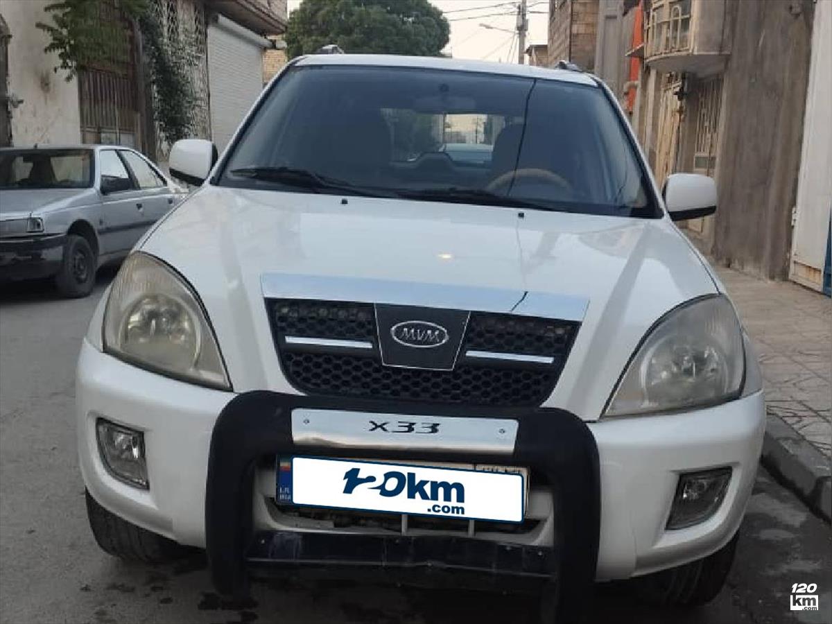 فروش ام وی ام X33 ۱۳۹۰ سفید یک لکه رنگ مشهد رسالت (۲۵ دی ۱۴۰۴)