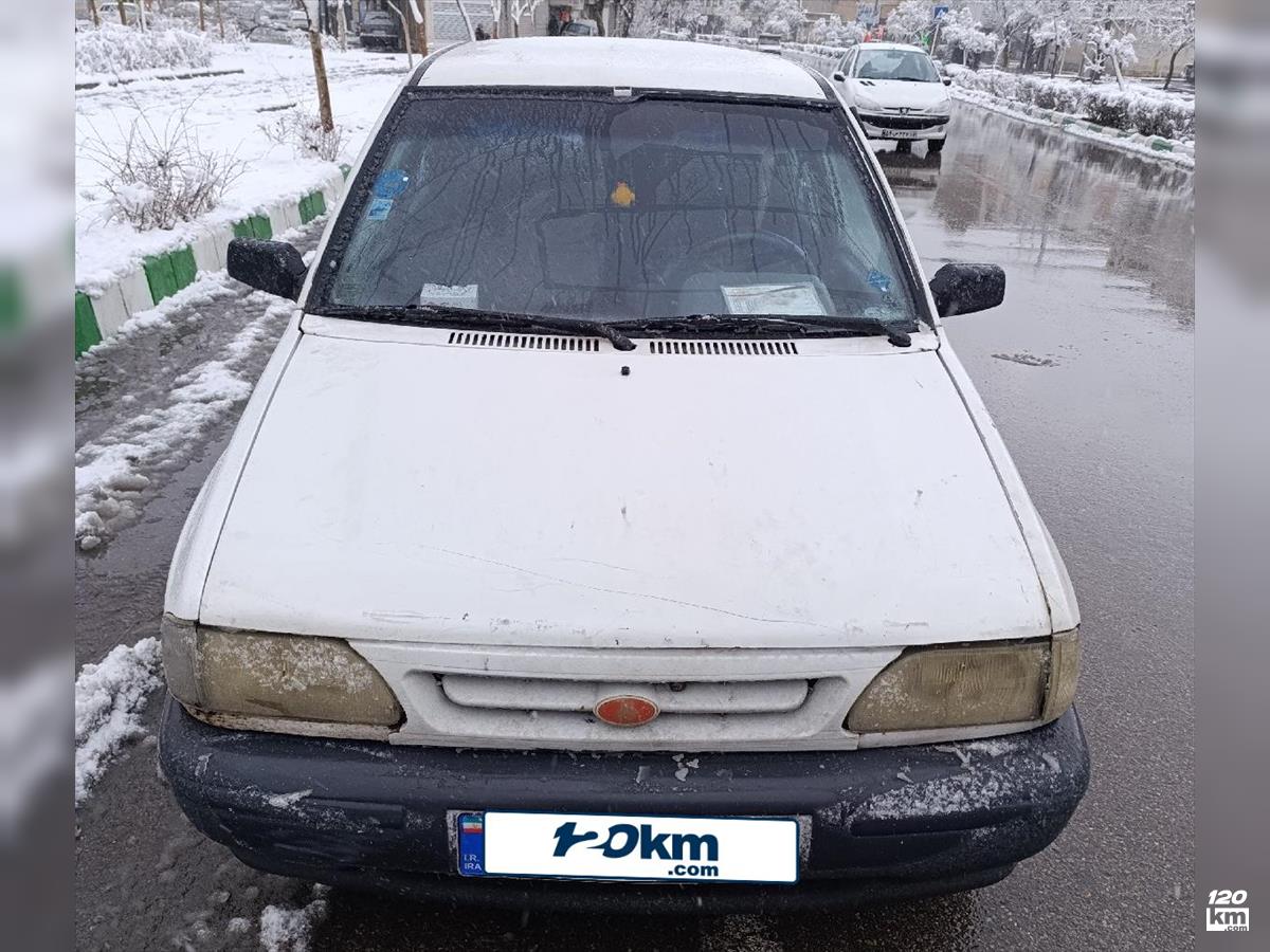 فروش پراید صندوقدار ۱۳۸۴ سفید چند لکه رنگ مشهد طبرسی (۲۶ دی ۱۴۰۴)