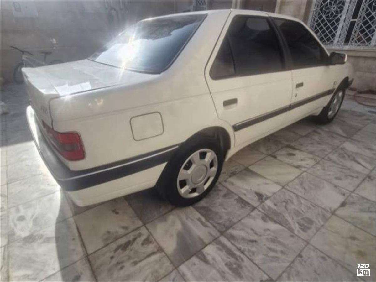 فروش پژو 405 SLX ۱۳۹۸ سفید دو لکه رنگ اهواز فرهنگ شهر (۲۷ دی ۱۴۰۴)