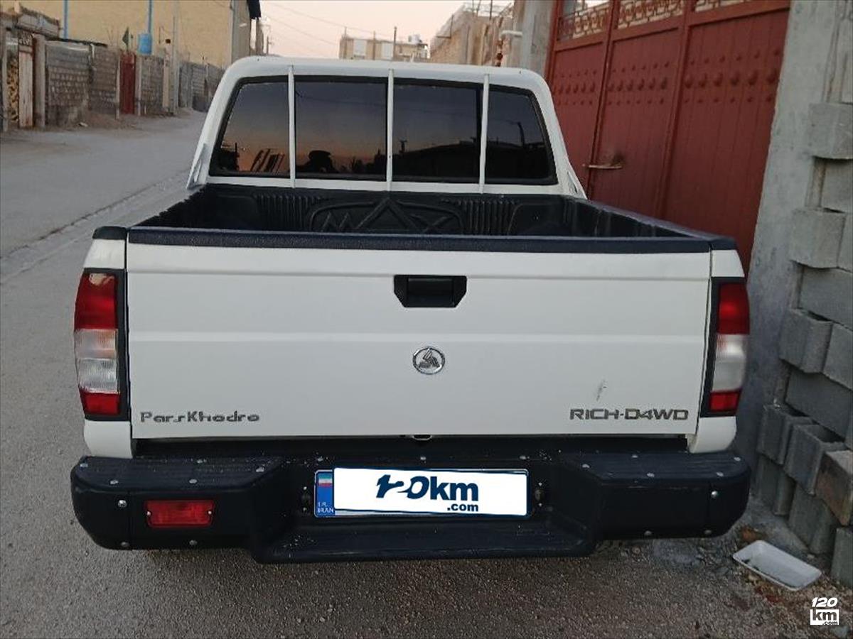 فروش پیکاپ ریچ ۱۳۹۵ (کم کارکرد) سفید بدون رنگ فارس داراب (۲۷ دی ۱۴۰۴)