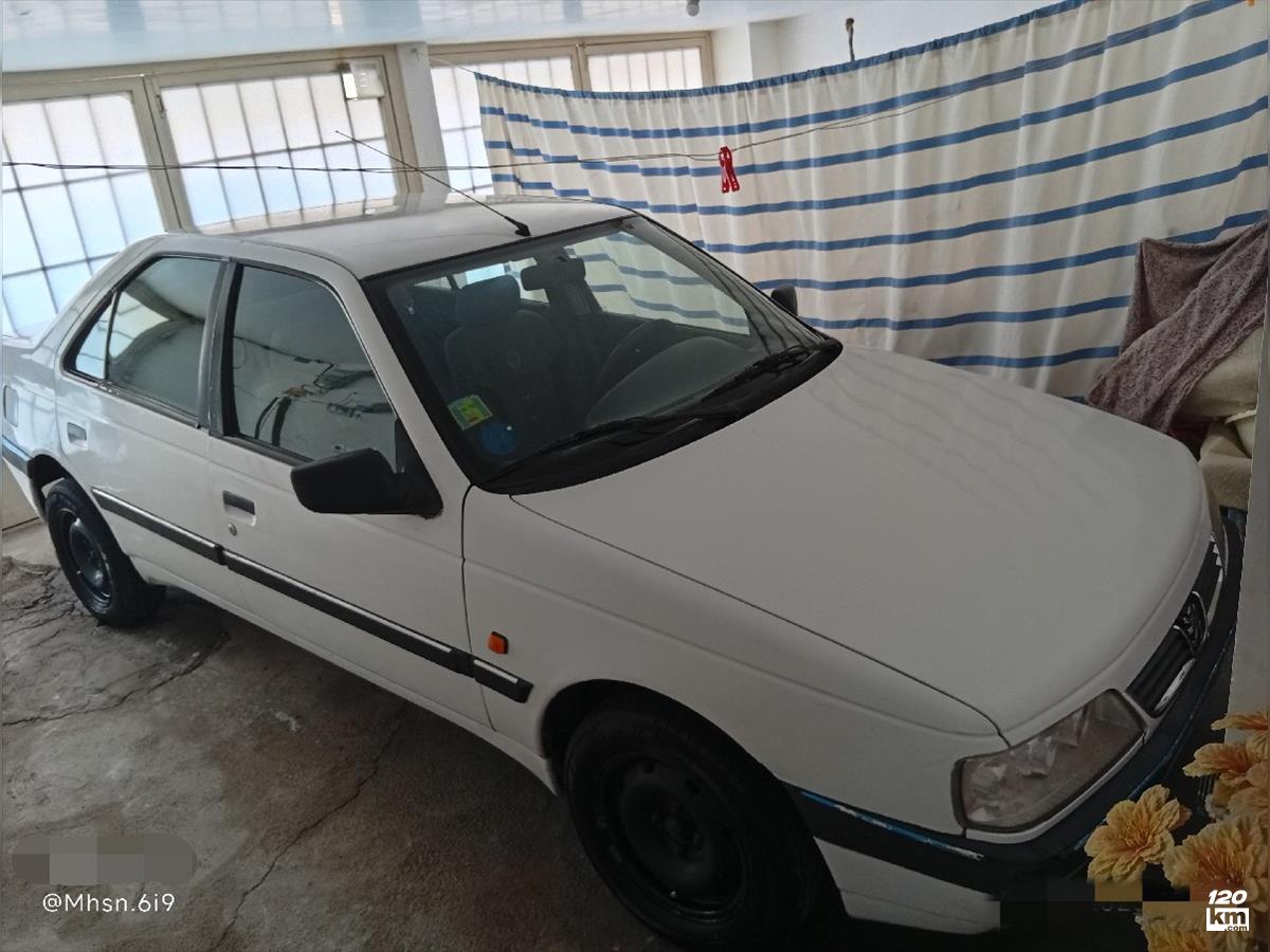 فروش پژو آر دی RDi ۱۳۸۵ دوگانه سوز سفید صدفی چند لکه رنگ مشهد ۱۷ شهریور (۲۷ دی ۱۴۰۴)