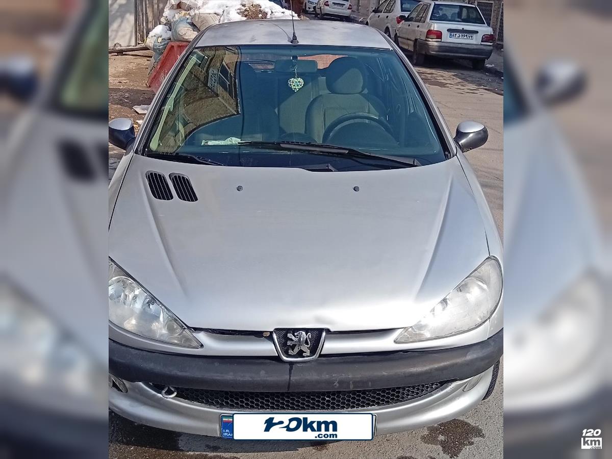 فروش پژو 206 تیپ 2 ۱۳۸۵ نقره ای گلگیر تعویض مشهد طلاب (۲۹ دی ۱۴۰۴)