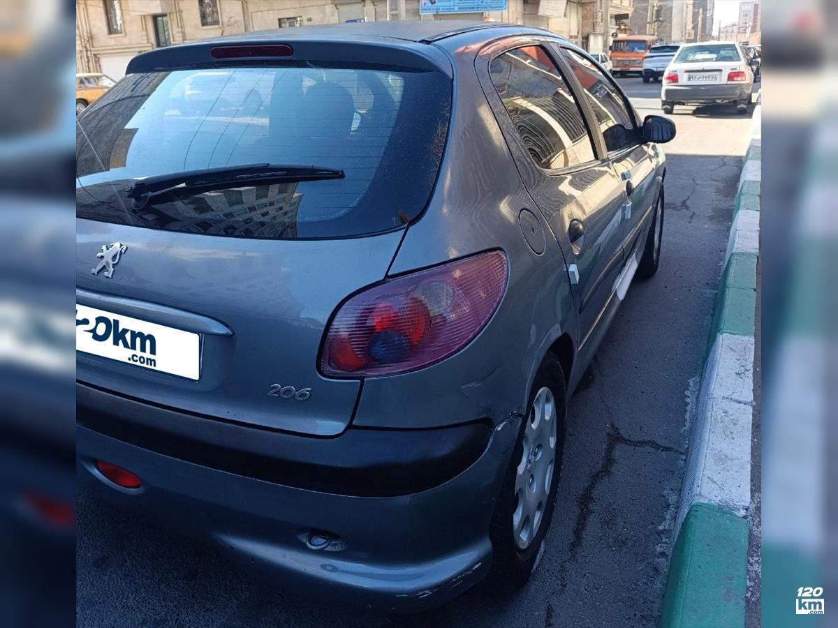 فروش پژو 206 تیپ 3 ۱۳۸۸ نوک مدادی دو لکه رنگ تهران قرچک (۳۰ دی ۱۴۰۴)