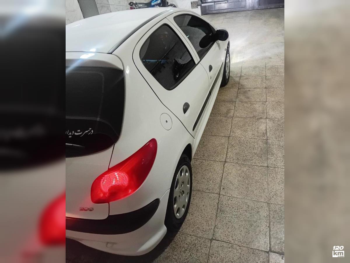 فروش پژو 206 تیپ 2 ۱۳۹۹ سفید بدون رنگ تهران ابوذر (۳۰ دی ۱۴۰۴)