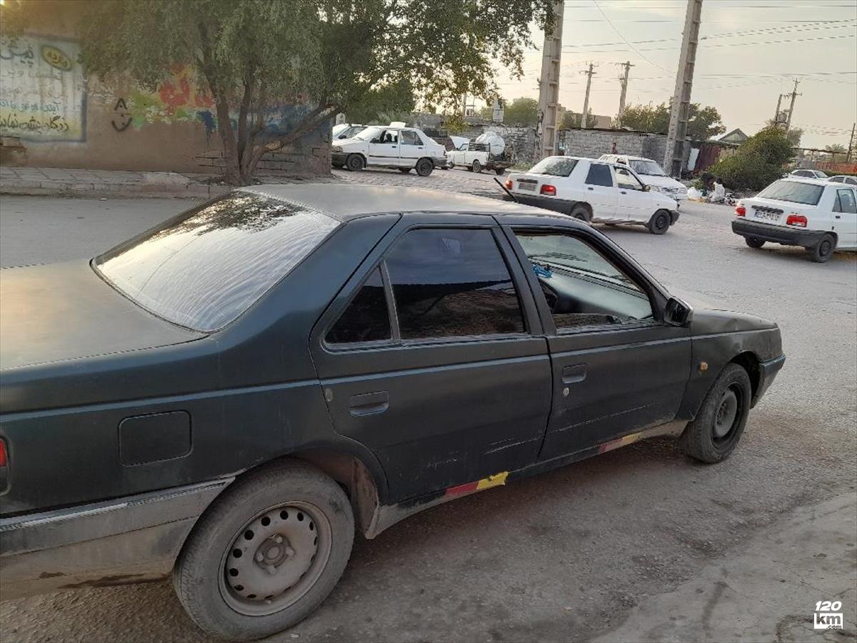 فروش پژو 405 GLX ۱۳۸۱ دوگانه سوز یشمی کامل رنگ اهواز زرگان (۳۰ دی ۱۴۰۴)