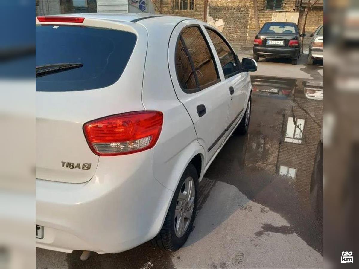فروش تیبا 2  ۱۳۹۶ سفید بدون رنگ مشهد عبادی (۱ بهمن ۱۴۰۴)