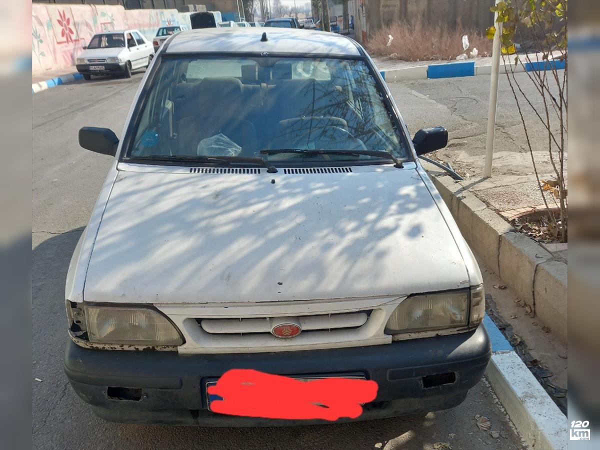 فروش پراید صندوقدار ۱۳۸۹ دوگانه سوز سفید چند لکه رنگ تهران شهریار (۱ بهمن ۱۴۰۴)