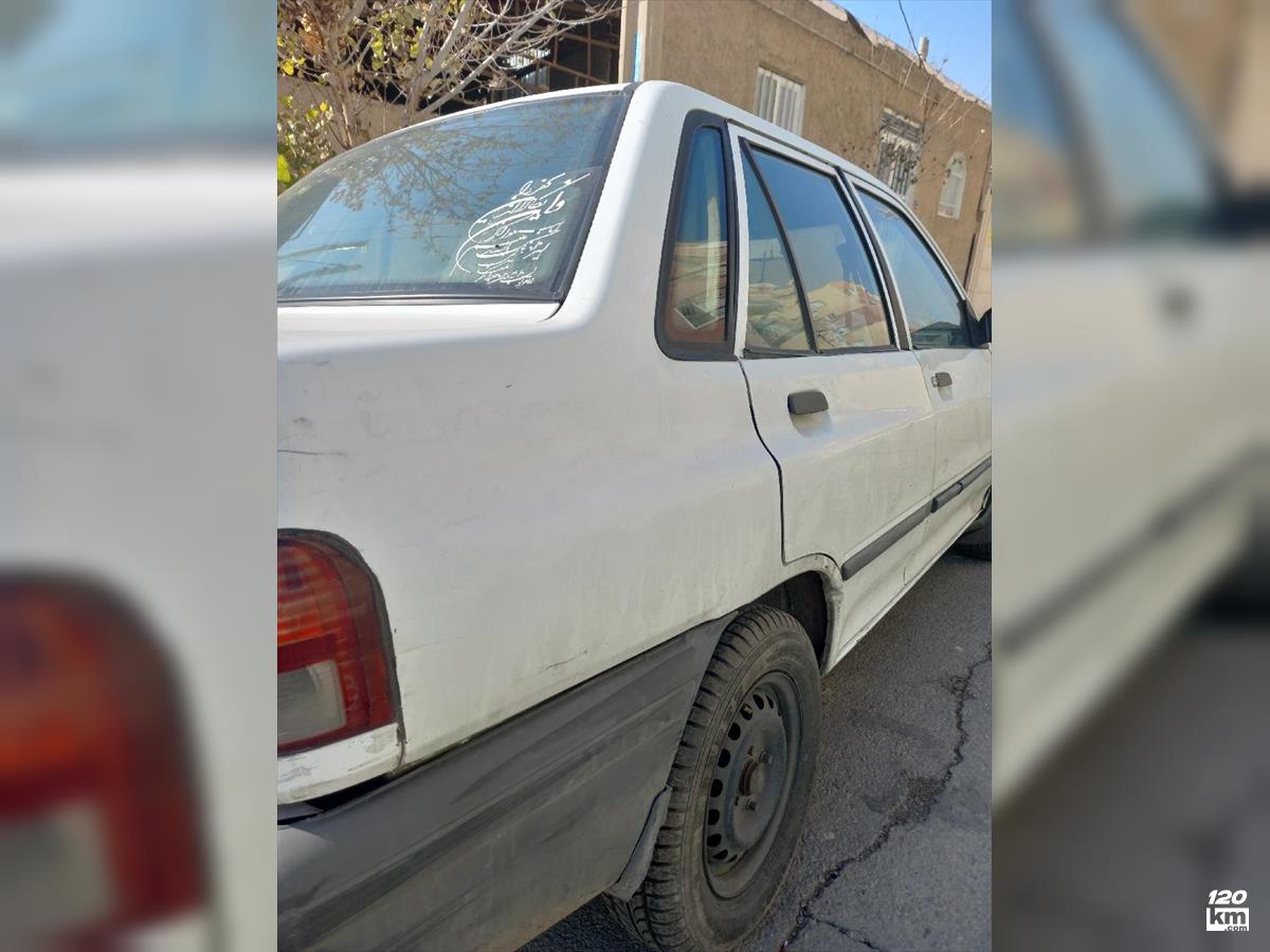 فروش پراید صندوقدار ۱۳۸۹ دوگانه سوز سفید چند لکه رنگ تهران شهریار (۱ بهمن ۱۴۰۴)