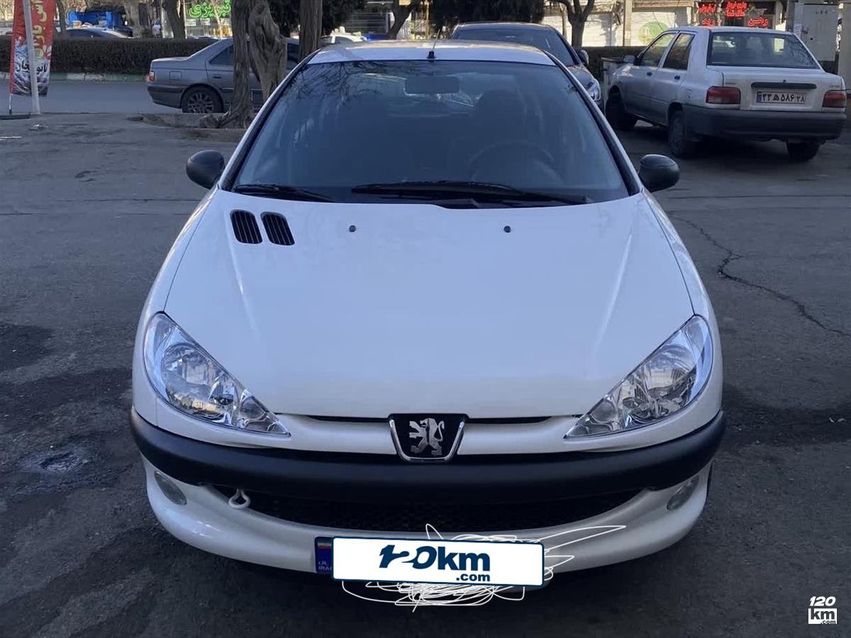 فروش پژو 206 تیپ 2 ۱۳۹۴ سفید درب تعویض کرج باغستان (۲ بهمن ۱۴۰۴)