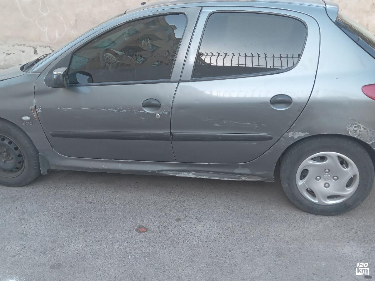 فروش پژو 206 تیپ 2 ۱۳۸۴ خاکستری دور رنگ مشهد اندیشه (۲ بهمن ۱۴۰۴)