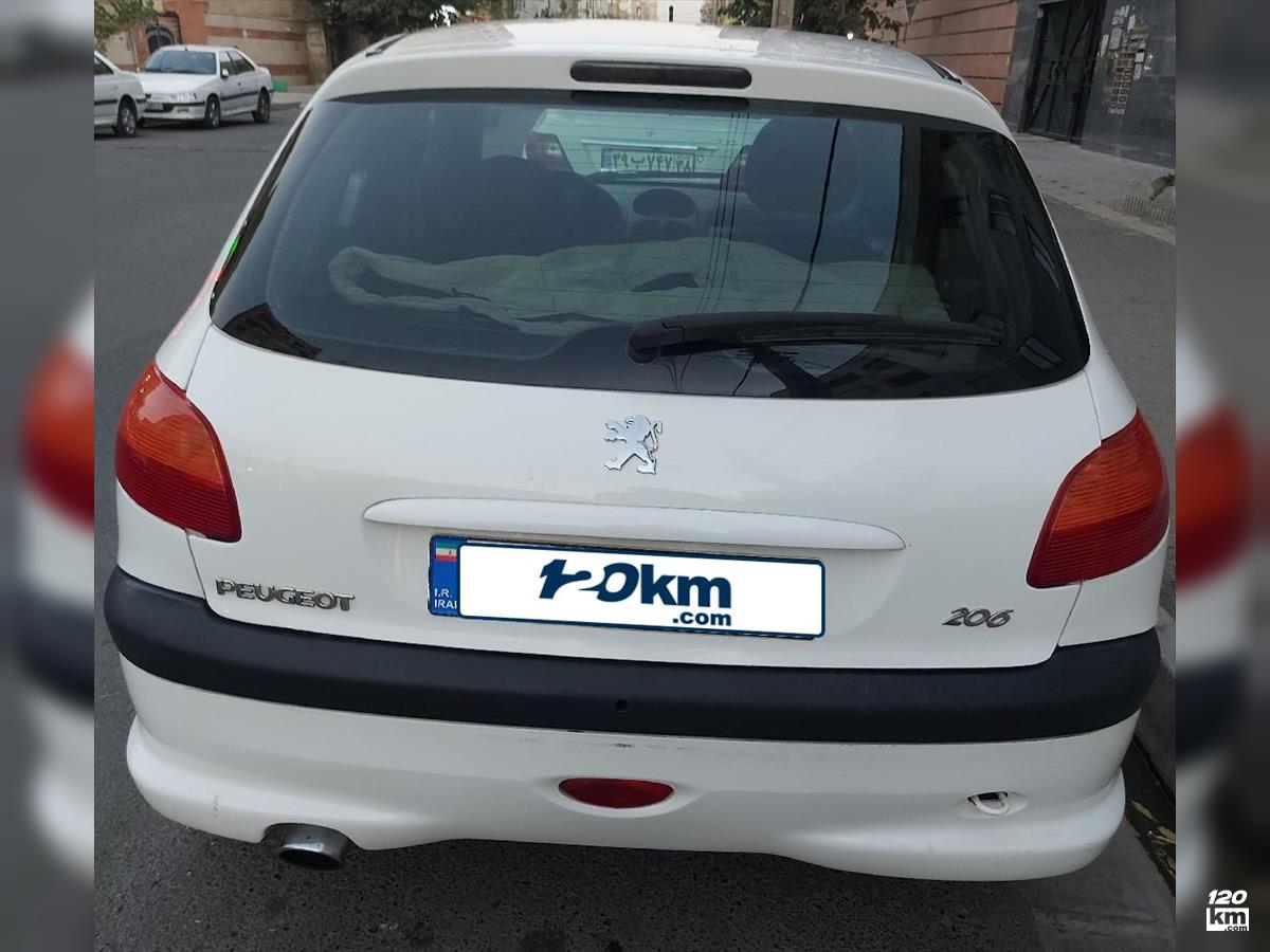 فروش پژو 206 تیپ 2 ۱۳۸۹ سفید یک لکه رنگ کرج فردیس (۴ بهمن ۱۴۰۴)