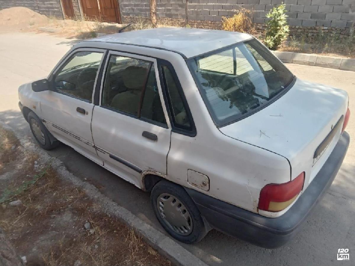 فروش پراید صندوقدار ۱۳۸۶ دوگانه سوز سفید یخچالی دور رنگ مشهد آزادشهر (۵ بهمن ۱۴۰۴)