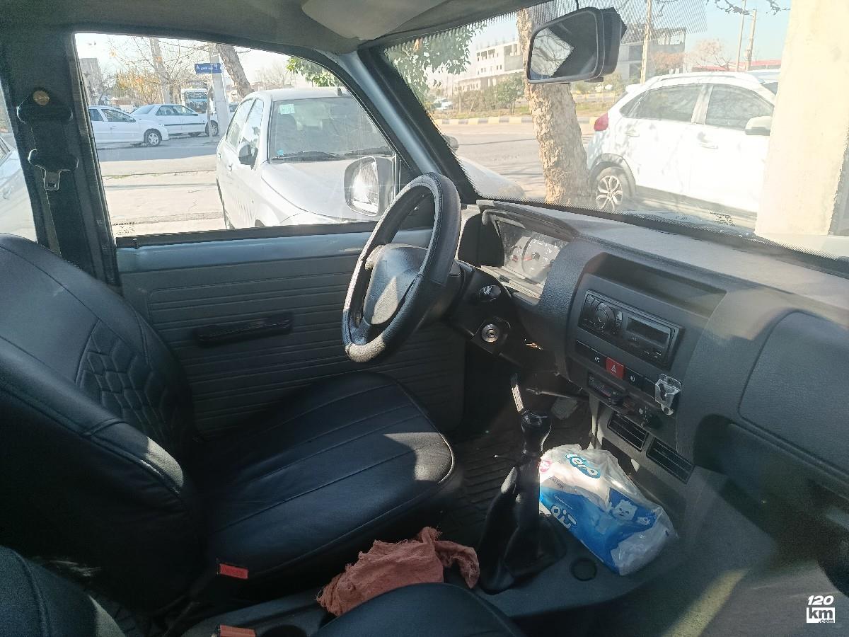 فروش مزدا وانت دو کابین ۱۳۹۷ نقره آبی یک لکه رنگ گرگان (۸ بهمن ۱۴۰۴)