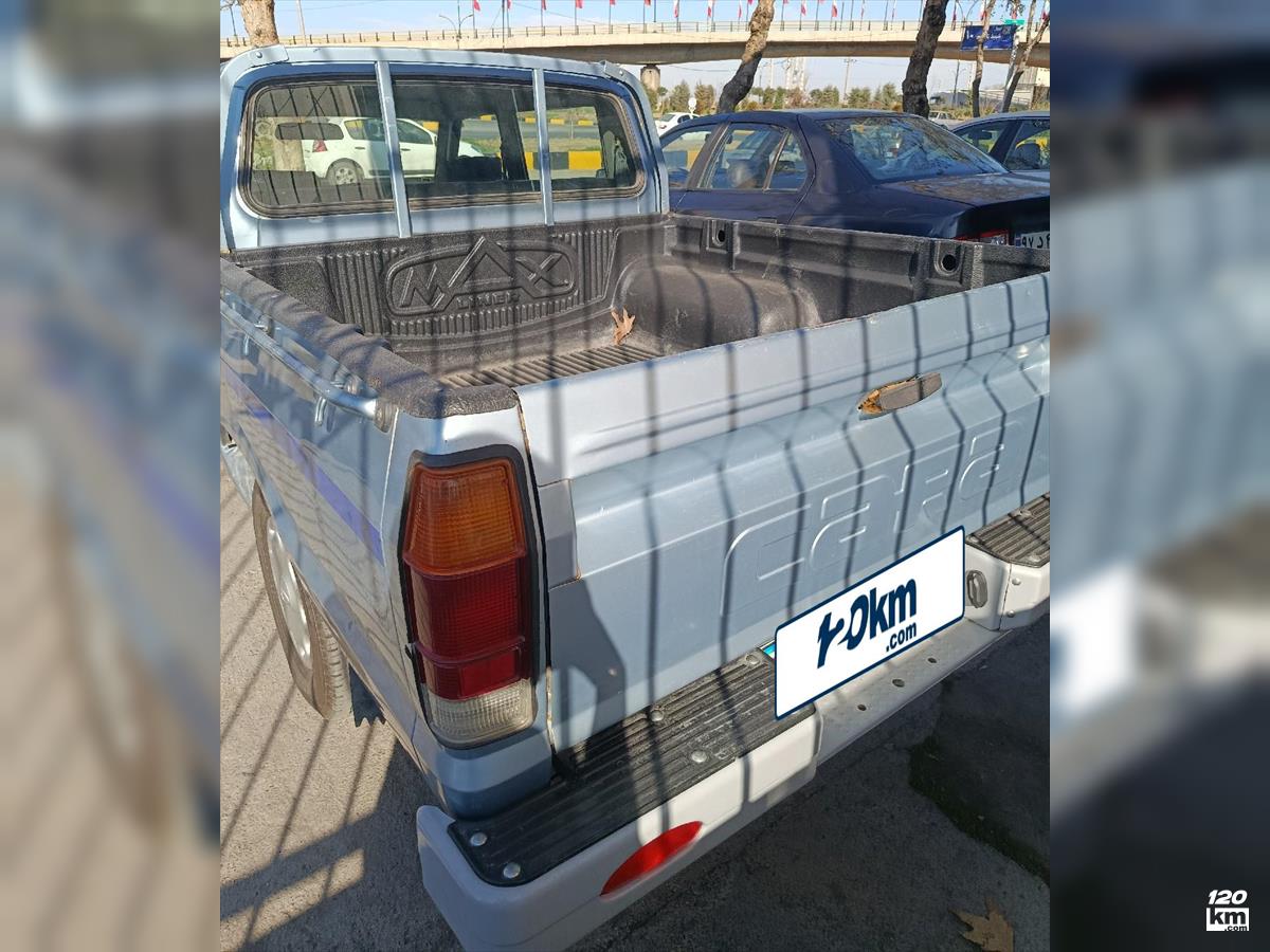 فروش مزدا وانت دو کابین ۱۳۹۷ نقره آبی یک لکه رنگ گرگان (۸ بهمن ۱۴۰۴)