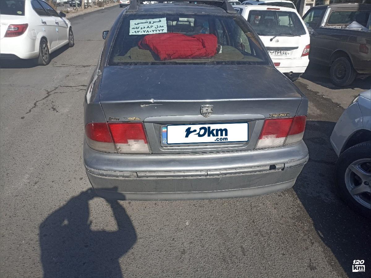 فروش سمند X7 ۱۳۸۶ دوگانه سوز خاکستری چند لکه رنگ کرج رجایی شهر (۹ بهمن ۱۴۰۴)