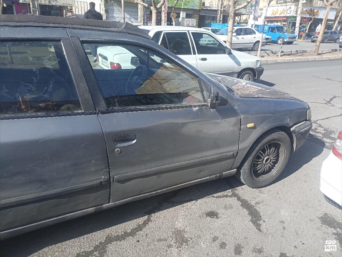 فروش سمند X7 ۱۳۸۶ دوگانه سوز خاکستری چند لکه رنگ کرج رجایی شهر (۹ بهمن ۱۴۰۴)