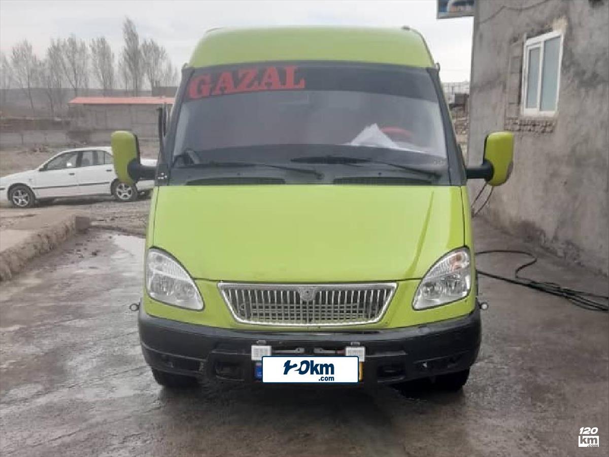 فروش ون غزال ۱۳۸۷ دوگانه سوز (کم کارکرد) سبز دور رنگ آذربایجان شرقی جلفا (۱۳ بهمن ۱۴۰۴)