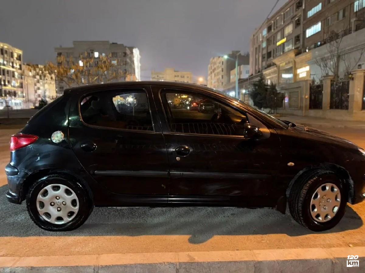 فروش پژو 206 تیپ 2 ۱۳۸۹ مشکی چند لکه رنگ مشهد بلوار الهیه (۱۳ بهمن ۱۴۰۴)