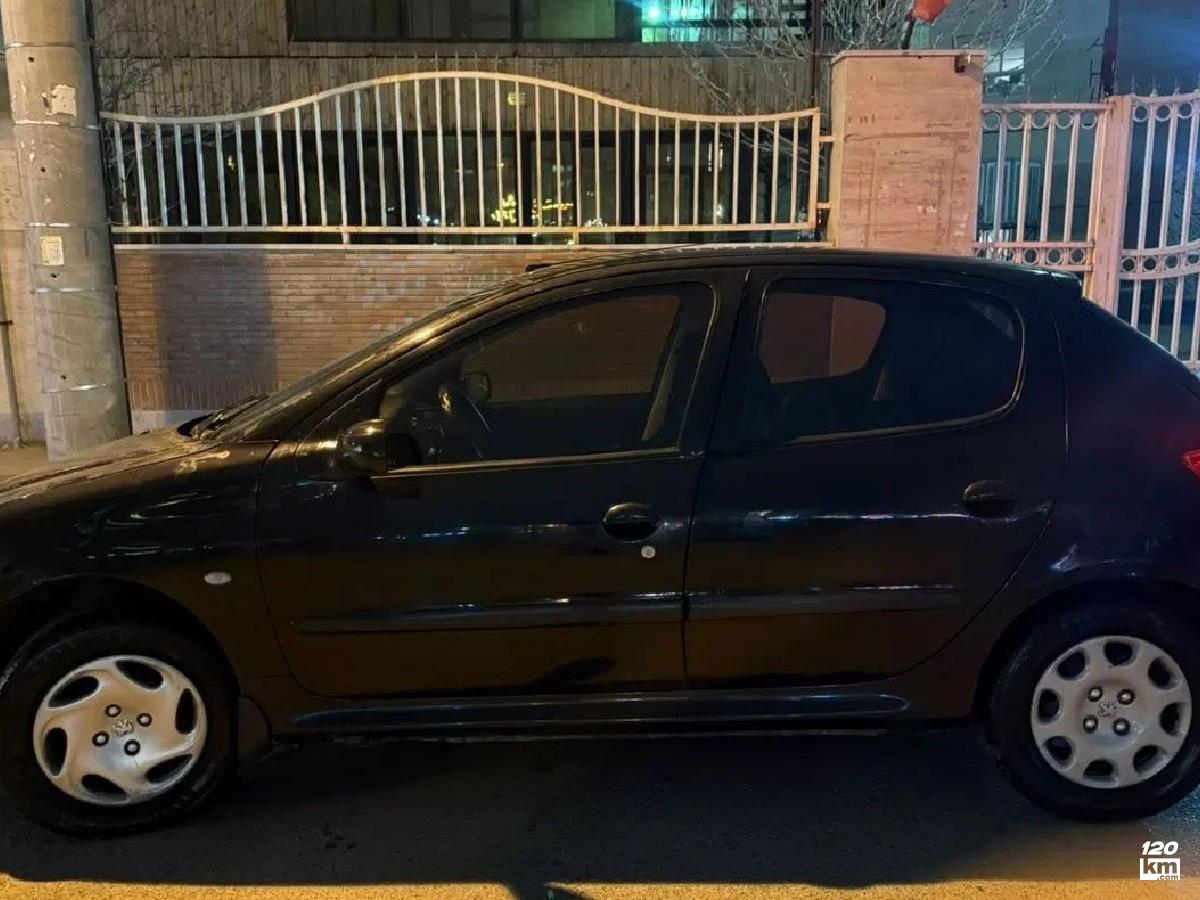 فروش پژو 206 تیپ 2 ۱۳۸۹ مشکی چند لکه رنگ مشهد بلوار الهیه (۱۳ بهمن ۱۴۰۴)