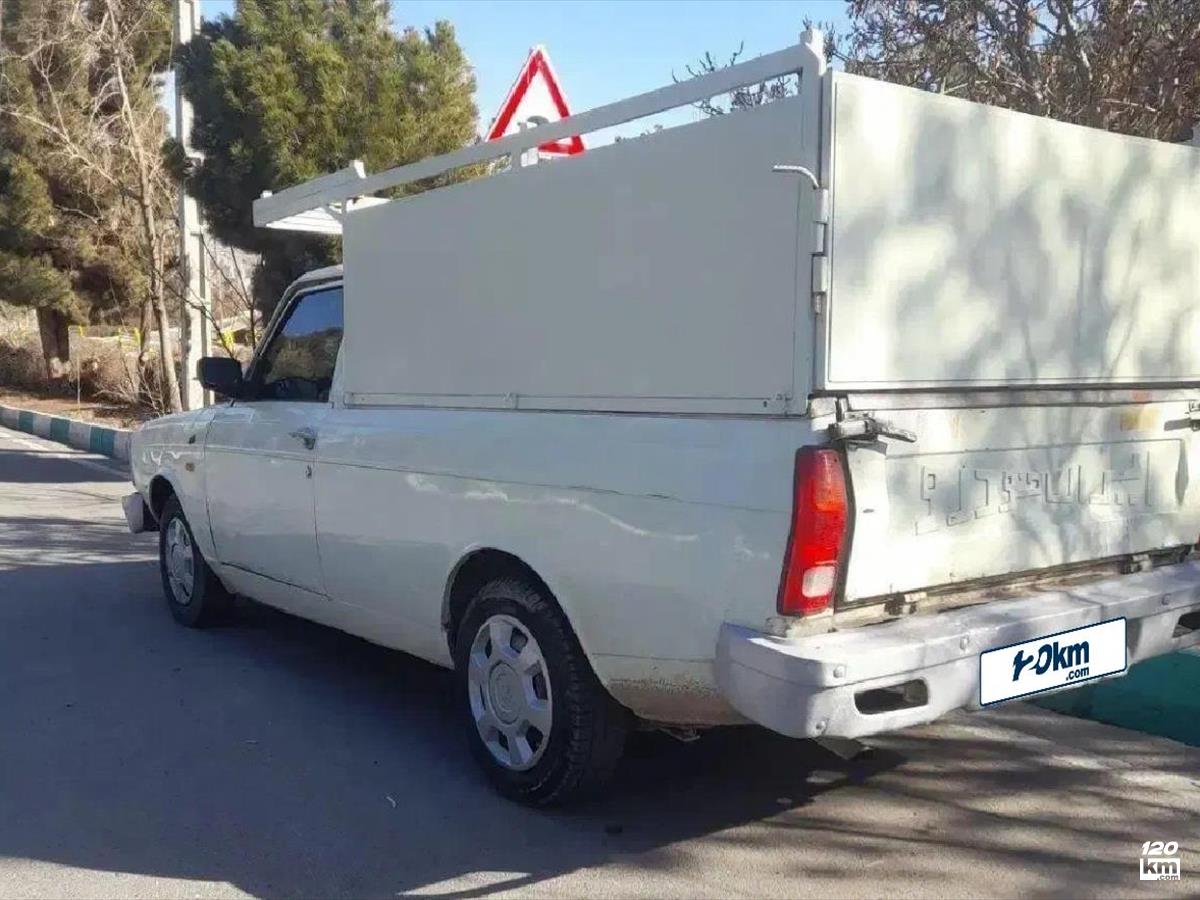 فروش پیکان وانت ۱۳۹۳ دوگانه سوز (کم کارکرد) سفید دو لکه رنگ مشهد طبرسی (۱۵ بهمن ۱۴۰۴)