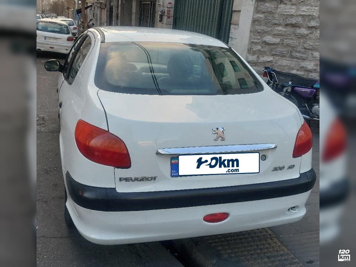 فروش پژو 206 SD V20 ۱۳۸۹ (کم کارکرد) سفید بدون رنگ تهران افسریه (۱۶ بهمن ۱۴۰۴)