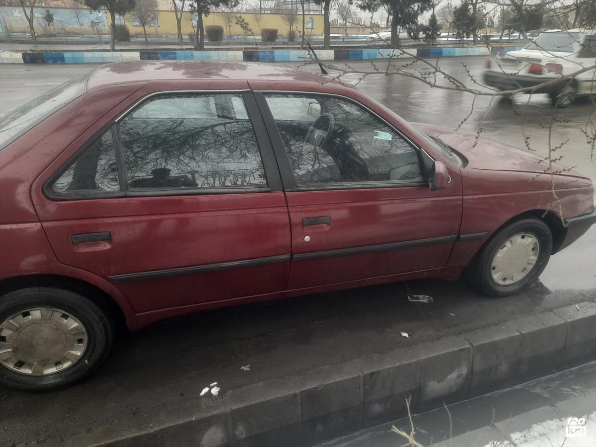 فروش پژو 405 GLX ۱۳۷۷ عنابی کامل رنگ تبریز (۱۶ بهمن ۱۴۰۴)