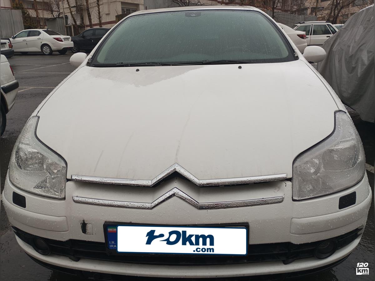فروش سیتروئن C5 ۲۰۰۷ سفید دو لکه رنگ تهران ازگل (۱۸ بهمن ۱۴۰۴)